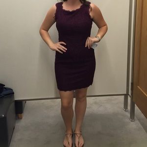 Eggplant adrianna papell dress